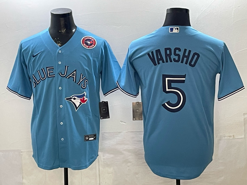 Men 2026 Toronto Blue Jays #5 Varsho Light Blue Game Nike MLB Jersey 2026001